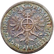 ½ Guldentaler, Germany, 1573 reverse image