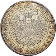 1 Thaler, Germany, 1627-1628 reverse image