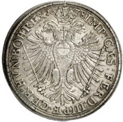 1 Thaler, Germany, 1638 reverse image