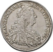 1 Thaler Konventionstaler, Germany, 1763 reverse image