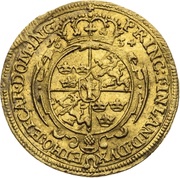 1 Ducat - Gustav II Adolphus, Germany, 1634-1635 reverse image