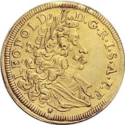 1 Ducat, Germany, 1701-1702 reverse image