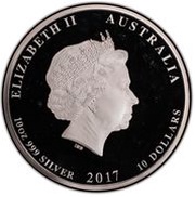 10 Dollars - Elizabeth II 4th Portrait - Koala - Silver Bullion Coin obverse image