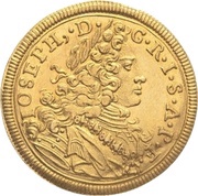 1 Ducat, Germany, 1705-1707 reverse image