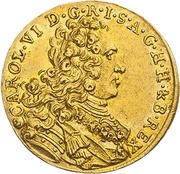 1 Ducat, Germany, 1711-1715 reverse image