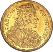 1 Ducat, Germany, 1726 reverse image