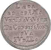 1 Ducat Silver pattern strike, Germany, 1730 reverse image