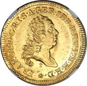 1 Ducat, Germany, 1763 reverse image