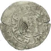 1 Prague Groschen Counterstamped obverse image