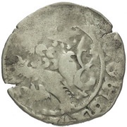 1 Prague Groschen Counterstamped reverse image