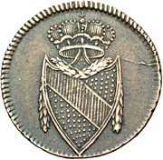 ¼ Kreuzer - Charles Frederick obverse image