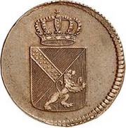 ½ Kreuzer - Charles I Frederick obverse image