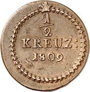 ½ Kreuzer - Charles I Frederick reverse image