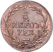 ½ Kreuzer - Charles II Louis Frederick reverse image