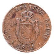 1 Kreuzer - Charles II Louis Frederick obverse image