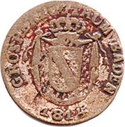 3 Kreuzers - Charles II Louis Frederick obverse image