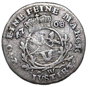 5 Kreuzer - Charles Frederick, Germany, 1767-1775 reverse image