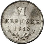6 Kreuzers - Charles I Frederick reverse image