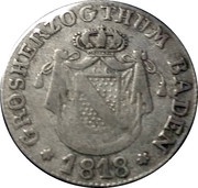 6 Kreuzers - Charles II Louis Frederick obverse image