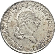 20 Kreuzers - Charles I Frederick obverse image