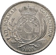 1 Thaler - Charles Frederick, Germany, 1803 reverse image