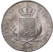 1 Conventionsthaler - Charles I Frederick reverse image