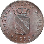 ½ Kreuzer - Louis I obverse image