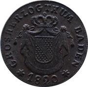 1 Kreuzer - Louis I obverse image
