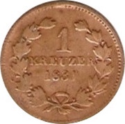1 Kreuzer - Leopold I reverse image