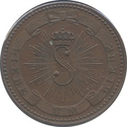 1 Kreuzer - Charles Leopold Frederick Gedenkkreuzer obverse image