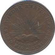 1 Kreuzer - Charles Leopold Frederick Gedenkkreuzer, Germany, 1832 reverse image