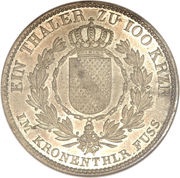 1 Thaler - Louis I reverse image