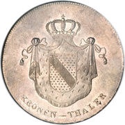 1 Kronenthaler - Louis I reverse image