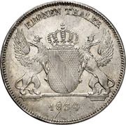 1 Kronenthaler - Leopold I, Germany, 1830-1837 reverse image