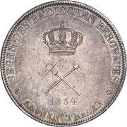 1 Kronenthaler - Leopold I Ausbeute-Kronentaler, Germany, 1834 reverse image