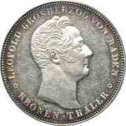 1 Kronenthaler - Leopold I Customs union obverse image