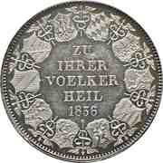 1 Kronenthaler - Leopold I Customs union reverse image