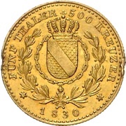 5 Thalers - Louis I reverse image