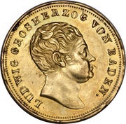 10 Gulden - Louis I obverse image