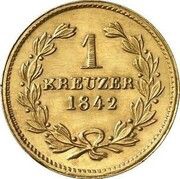 1 Kreuzer - Leopold I Gold Pattern strike reverse image