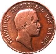 1 Kreuzer - Frederick I Birth of new heir obverse image