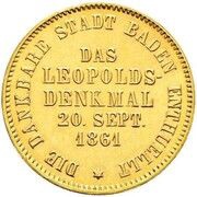 1 Kreuzer - Frederick I Gold pattern strike reverse image