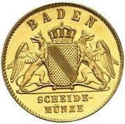 1 Kreuzer - Frederick I Constitution - Gold pattern strike obverse image