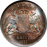 1 Kreuzer - Frederick I Victory over France obverse image
