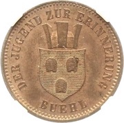 1 Kreuzer - Frederick I Victory over France obverse image