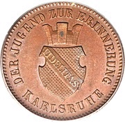 1 Kreuzer - Frederick I Victory over France obverse image
