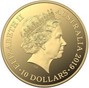 10 Dollars - Elizabeth II 4th Portrait - Australia's Bushrangers - Gold Proof obverse image