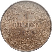 1 Gulden - Leopold I reverse image