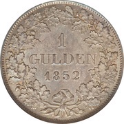 1 Gulden - Leopold I reverse image