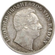 1 Gulden - Leopold I Ausbeute-Gulden obverse image
